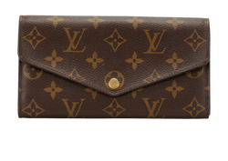 Louis Vuitton Sarah Wallet, Canvas, Mono, NFC, DB/B, 1*